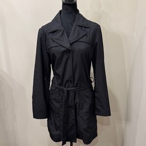 Vintage Old Navy Black Trench Coat sz L